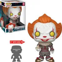 Funko POP! It Kapittel 2 Pennywise Med Båt Jumbo Figur 25 Cm