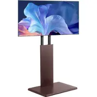 Vevor Universal TV-stativ, bordstativ for 32–70 tommers skjermer, svingbart og høydejusterbart TV-stativ, holder opptil 49 kg med strømskinne, for stue, soverom, MAX VESA 600 x 400 mm