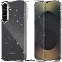 Tech-Protect Samsung Galaxy S26+ FlexAir Glitter TPU-deksel - Gjennomsiktig