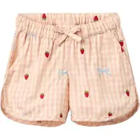 Flöss Shorts - Dokke - Berry/Bow Rutete - - 3 år (98) - Shorts
