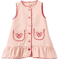 Flöss Kjole - Denim - Elina - Soft Rose - - 5 år (110) - Kjole