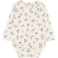 Petit Piao Body I/e - PpStar - Eggnog Viola AOP - - 74 - Langermet Body