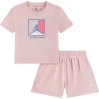 Jordan Shorts Sett - Mesh - Nike Rosa Blomstring - - 18 md - Shorts