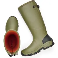 Gateway1 Woodstalker 18" 3mm Rubber Boots Men Cedar Olive 40