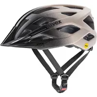 Uvex I-Vo 2 MIPS, Sykkelhjelm, Warm Grey - Black Matt