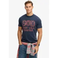 Superdry for man. M1012363A Vintage Prep Relaxed T-shirt navy (XL), Casual, Cotton, Short sleeve