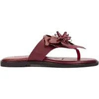 Wonders for woman. AB-1587K_5338_12254 Leather Sandals Musa 87K burgundy (36), Flat, None, Casual