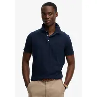 Superdry for man. M1110486A Polo Classic Cotton Linen navy (XL), Short sleeve