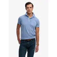 Superdry Classic Cotton Linen Kortermet Poloskjorte