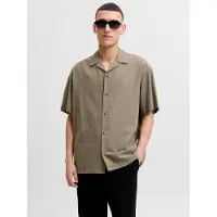 Jack & Jones Summer Linen Blend Resort Kortarmet Skjorte