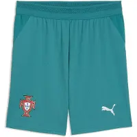 Puma Portugal 2026 Shorts Youth, Clothing, Green Lagoon/White, 7-8Y