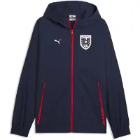 Puma Austria PUMATECH Woven Jacket Men, Clothing, Navy/Red, M