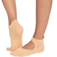 Toesox Full Toe Bellarina Tec Pilates Grip Sokker
