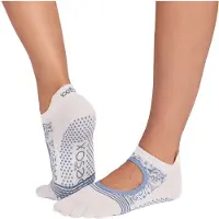Toesox Full Toe Bellarina Tec Pilates Grip Sokker