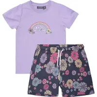 Color Kids Shorts Sett - Orchid Blomstring - - 4 år (104) - Shorts
