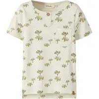 Lil´ Atelier Lil' Atelier T-skjorte - NmmLayo - Slim - Coconut Melk/Rhino - - 6 år (116) - T-skjorte