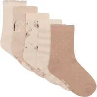 Minymo Sokker - 5-pack - Rugby Tan - - 23/26 - Sokker