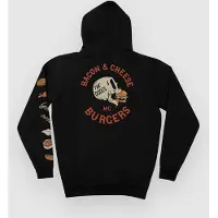 The Dudes Bacon & Cheese Classic Premium Hettegenser svart