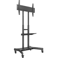 Multibrackets M Public Floorstand Basic 180 - Stativ - for flatpanel / videokonferansesystem - svart - skjermstørrelse: 55-80