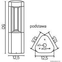 Suma SU-MA hagepæl grå IP54 SU-MA FAN GL 11204