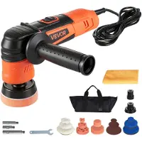 Vevor Bilpoleringsmaskin, 30/50/76 mm roterende poleringsmaskin, 600 W, 6 variable hastigheter, 1000–4500 o/min, bilpoleringsmaskin, voksesett for biler, detaljering, voksing, polering, fjerning av ri