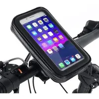Mtp Products XL vanntett sykkelveske / sykkelholder med 360-graders styrefeste - 6.3 - svart