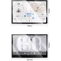 Mtp Products Tesla Model 3/Y 2023-2025 Beskyttelsesglass for front/bak - 9H, 2 stk. - Klar