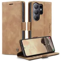 CASEME Samsung Galaxy S26 Ultra 013 Series Lommebok-deksel - Brun