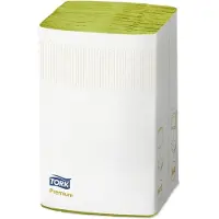 Tork Servietter til dispenser, , N4 2-fold Premium, lime 165mmx213mm, pakke a 8000 stk FSC Mix Credit
