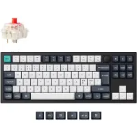 Keychron Q3 MAX 80% Knob Wireless Tri-Mode QMK/VIA - Gateron Jupiter Banana - ND - Gamingtastatur - Uten numpad - Nordisk - Svart