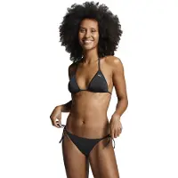 Puma Swim Women's Bikini Bottoms Side Tie, Clothing, Black, M
