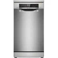 Bosch Serie 6 SPS6EMI21E, Frittstående, Slimline (45 cm), Børstet stål, Rustfritt stål, Berøringskontroll, 1,75 m