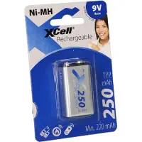 Xcell 9 V blokkbatteri NiMH 8,4 V 250 1 stk