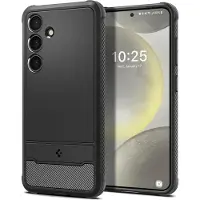 Spigen Samsung Galaxy S24 Rugged Armor TPU-deksel - Svart