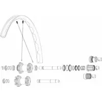 Mavic Kit 14 Rear Drive Side Edeemax S 29´´ Eiker