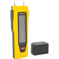 Stanley 0-77-030, Motstand (pin), Betong, Mørtel, Gips, Tre, Digitalt, Svart, Gult, 6 - 44%, 0,2 - 2%