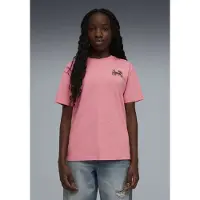 Puma MID 90s Relaxed Graphic Tee Youth, Age, Wild Pink, 11-12Y