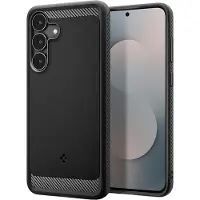 Spigen Rugged Armor - matte black - Samsung Galaxy S25 FE