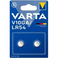Varta V10GA/LR54 Alkalisk Batteri - 2-pakning