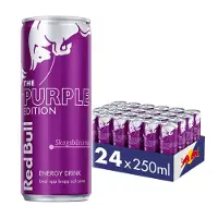 Red Bull 24 x Energidrikk Brett 250 ml Purple Edition Skogsbær