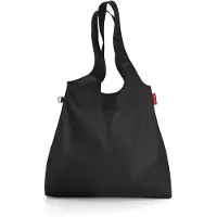 Reisenthel mini maxi shopper L, Handlenett, Sort, Polyester, Monokromatisk, 22 l, 440 mm
