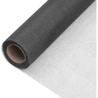 vidaXL Nettingskjerm glassfiber 80x500 cm svart