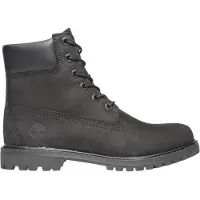 Timberland for woman. TB18658A0011 Leather boots 6 Inch black (36 W), Flat, Laces, Casual