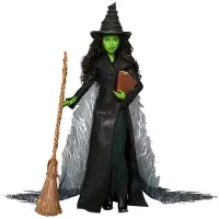 Wicked Deluxe Elphaba-dukke Med Grimmerie