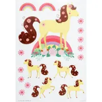 A Little Lovely Company Wallstickers - 35x50 cm - Horse - - OneSize - Veggklistremerker