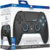 Freaks and Geeks Bluetooth Wireless Controller - LED - Black - Wireless Controller - Sony PlayStation 5