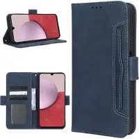 Mtp Products Samsung Galaxy A14/A14 5G Lommebok-deksel med Kortholder - Blĺ