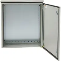Vevor elektrisk kabinett, 60x60x30 cm, UL-sertifisert NEMA 4 utendørs kabinett, IP65 vanntett og støvtett kaldvalset karbonstål hengslet koblingsboks for utendørs og innendørs bruk, med regn