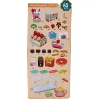 Woopie leke konditori kake med te-sett 85 deler