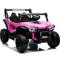 Lean cars Batteri Bil S618 Rosa 4x4